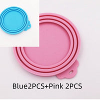 HKM-9335613 Silicone Food Can Cover for Dogs and Cats - Sealing Solution for 65mm, 75mm, and 85mm Cans