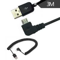 HKM-933651 Telescopic USB 2.0 Data Cable – 3m Length with High-Speed Transmission and Durable Design
