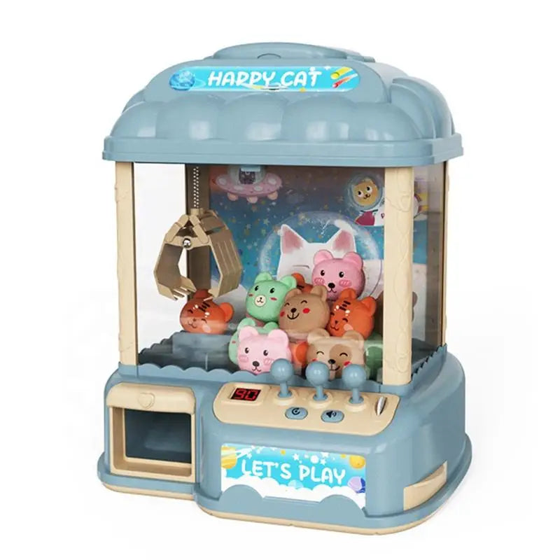 HKM-933779 Mini Doll Catching Machine for Kids - Coin-Operated Toy for Home Use