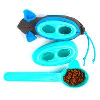 HKM-9337917 Interactive Cat Toy Set with Food Grooves for Engaging Playtime and Training