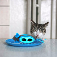 HKM-9337917 Interactive Cat Toy Set with Food Grooves for Engaging Playtime and Training