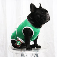 HKM-9340477 Breathable Two-Legged Pet Sunscreen Vest in Green - Comfortable Mesh Design
