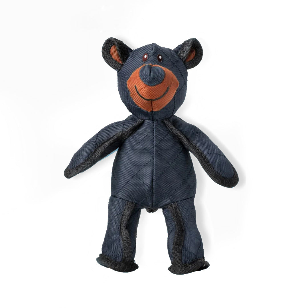 HKM-9341501 Durable Bite-Resistant Plush Bear Toy for Dogs - Dark Blue Oxford Cloth