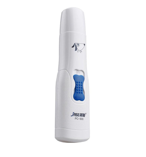 HKM-934163 Electric Pet Nail Grinder for Dogs and Cats - Safe, Quiet, and Effective Nail Clipper with Two Grinding Ports