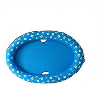 HKM-9341757 Inflatable Dog Swimming Pool Hammock - Portable Pet Floating Bed for Summer Fun