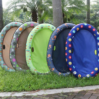 HKM-9341757 Inflatable Dog Swimming Pool Hammock - Portable Pet Floating Bed for Summer Fun