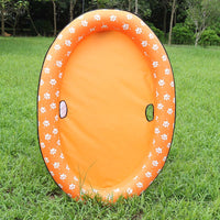 HKM-9341757 Inflatable Dog Swimming Pool Hammock - Portable Pet Floating Bed for Summer Fun