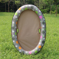 HKM-9341757 Inflatable Dog Swimming Pool Hammock - Portable Pet Floating Bed for Summer Fun