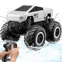 HKM-934227 Amphibious Remote Control Tesla Cybertruck for Kids - 4-Channel Electric Off-Road RC Vehicle