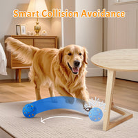 HKM-9342525 Interactive Nibbling Toy with Automatic Bounce and Rotation Functions for Pets