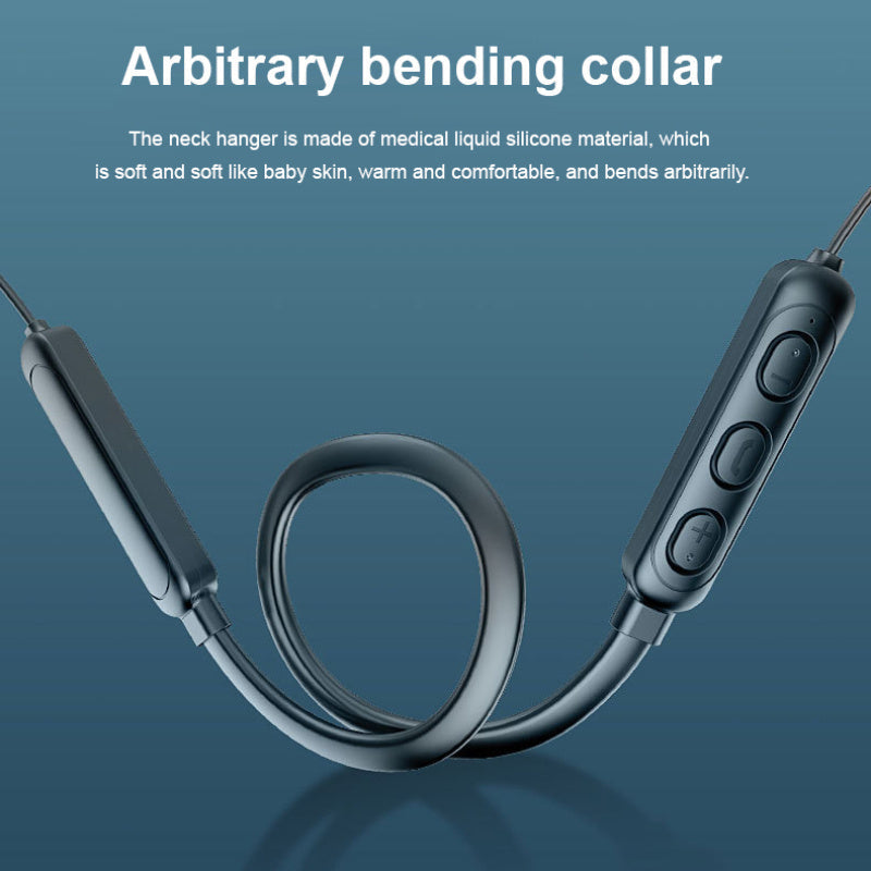HKM-934291 Bluetooth Neck-Hanging Stereo Headset with Multi-Point Connection and Voice Control