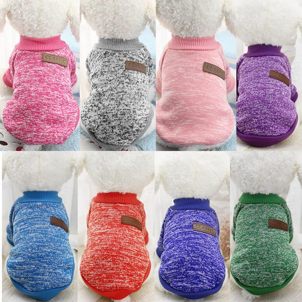 HKM-9344061 Cozy Wool Dog Sweater in Multiple Colors and Sizes