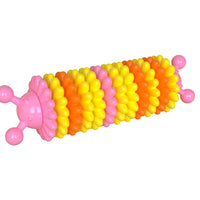 HKM-9344701 Natural Rubber Dog Toothbrush with Serrated Molar Bumps for Effective Teeth Cleaning