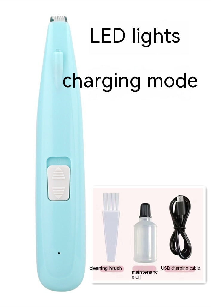 HKM-9345469 Pet Hair Clipper for Cats and Dogs - Rechargeable Electric Shaver, ABS Plastic, 6.5W Power