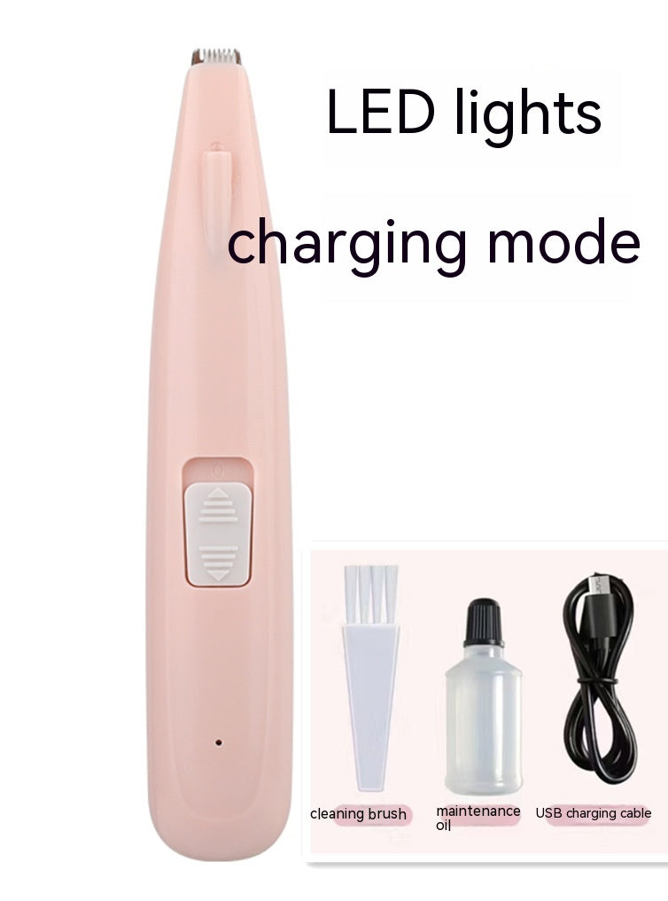 HKM-9345469 Pet Hair Clipper for Cats and Dogs - Rechargeable Electric Shaver, ABS Plastic, 6.5W Power