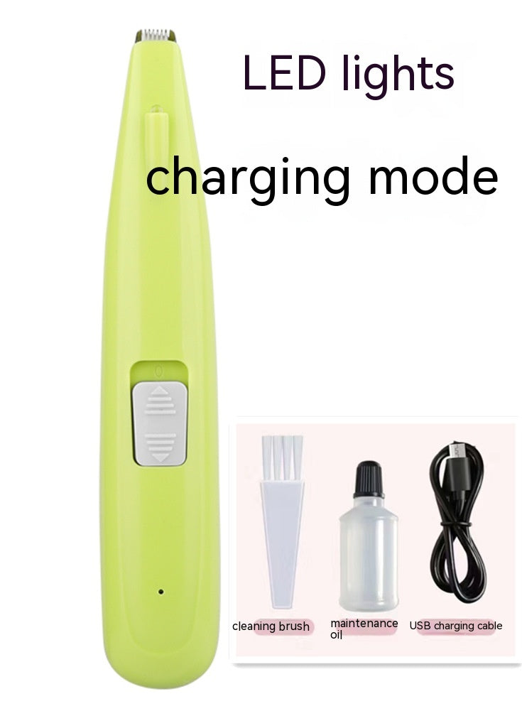 HKM-9345469 Pet Hair Clipper for Cats and Dogs - Rechargeable Electric Shaver, ABS Plastic, 6.5W Power