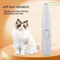 HKM-9345469 Pet Hair Clipper for Cats and Dogs - Rechargeable Electric Shaver, ABS Plastic, 6.5W Power