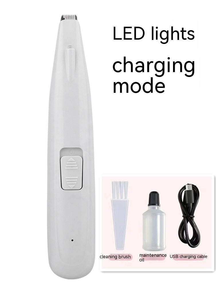 HKM-9345469 Pet Hair Clipper for Cats and Dogs - Rechargeable Electric Shaver, ABS Plastic, 6.5W Power