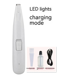 HKM-9345469 Pet Hair Clipper for Cats and Dogs - Rechargeable Electric Shaver, ABS Plastic, 6.5W Power