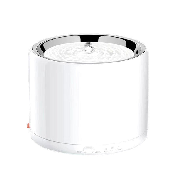 HKM-9345725 Automatic Dog and Cat Water Fountain, Detachable Plastic Design, Non-Induction Dispenser, 180mm x 180mm x 155mm