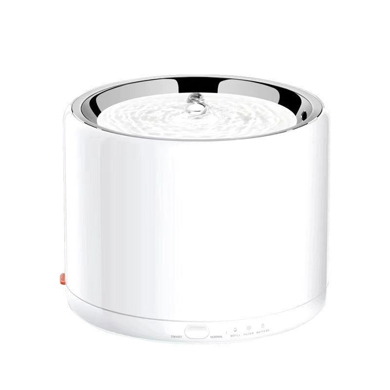 HKM-9345725 Automatic Dog and Cat Water Fountain, Detachable Plastic Design, Non-Induction Dispenser, 180mm x 180mm x 155mm