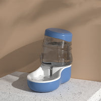 HKM-9345853 Automatic Cat and Dog Feeder with 3.3L Water Dispenser and Crooked Neck Design