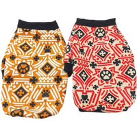 HKM-9346237 Cozy Acrylic Christmas Print Teddy Clothes for Dogs - Spring and Autumn Styles