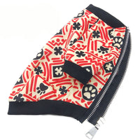 HKM-9346237 Cozy Acrylic Christmas Print Teddy Clothes for Dogs - Spring and Autumn Styles