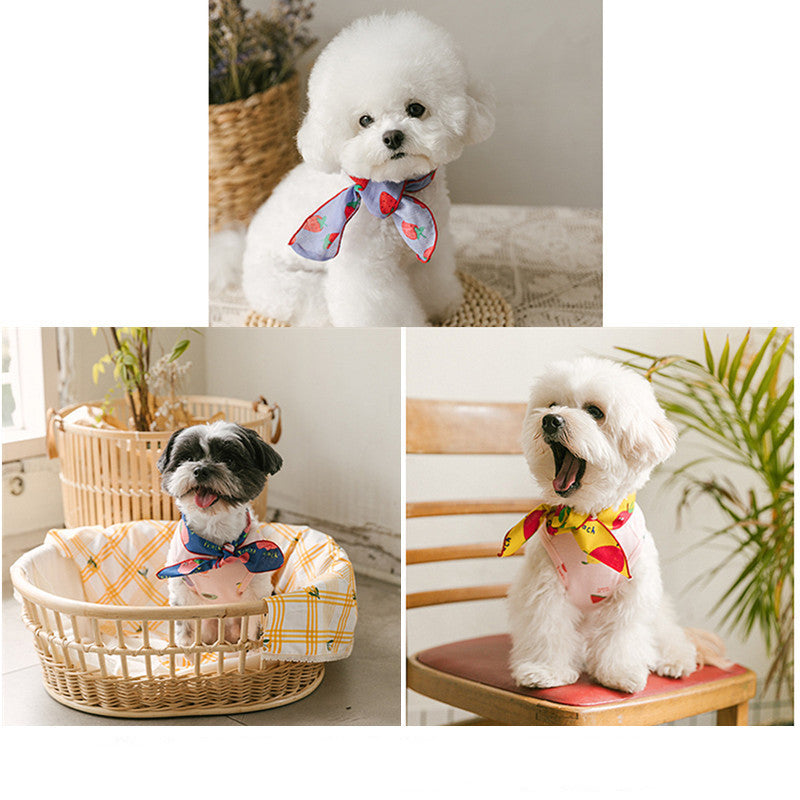 HKM-9347261 Cute Pet Bib Scarf for Dogs and Cats – Multiple Styles Available in Polyester
