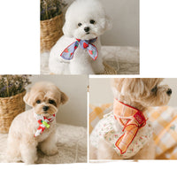 HKM-9347261 Cute Pet Bib Scarf for Dogs and Cats – Multiple Styles Available in Polyester
