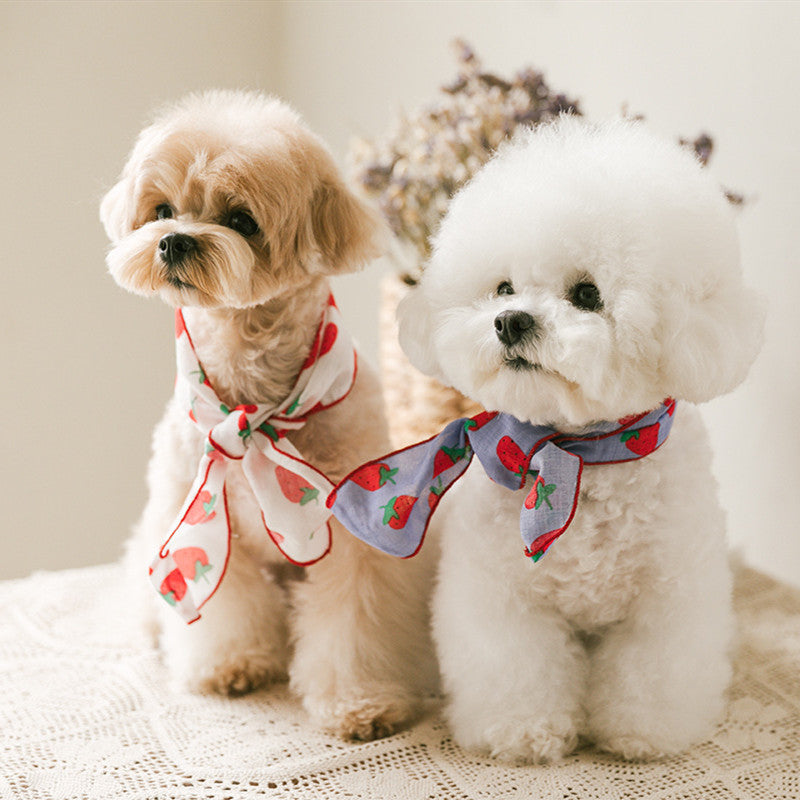 HKM-9347261 Cute Pet Bib Scarf for Dogs and Cats – Multiple Styles Available in Polyester