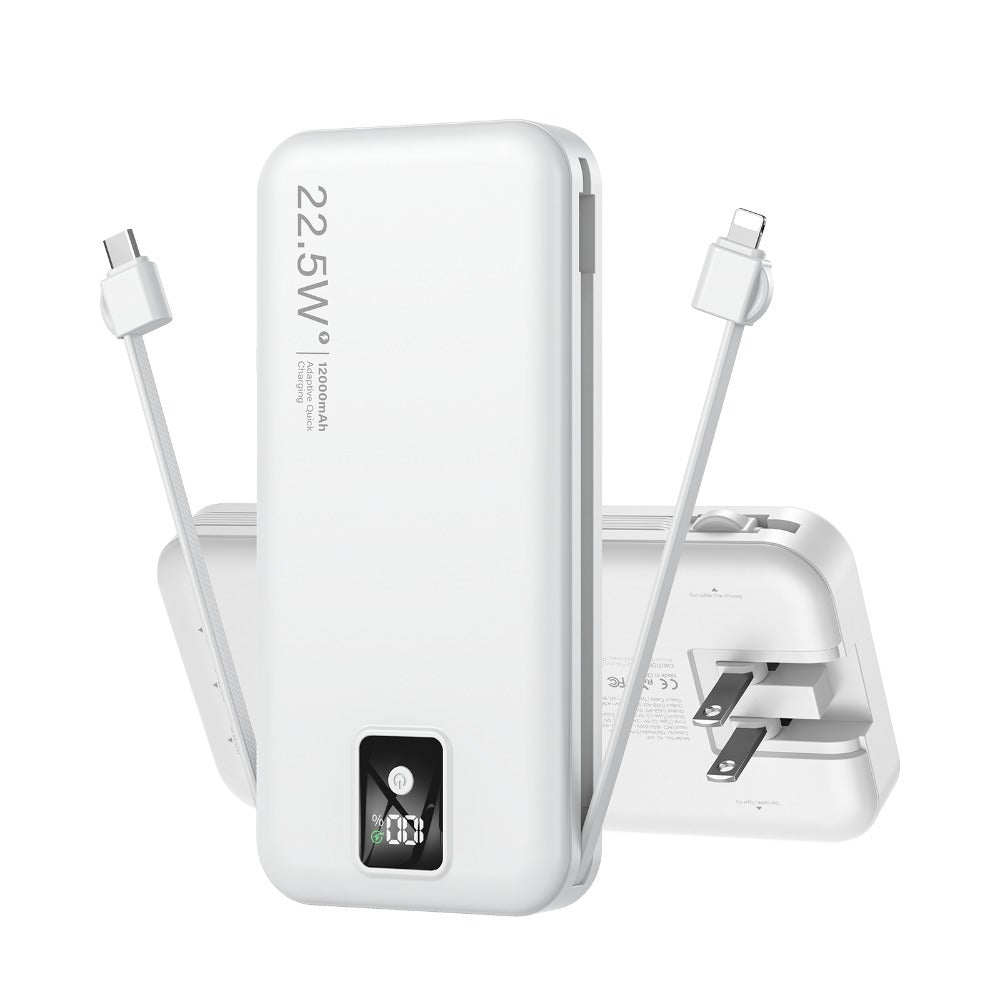 HKM-934803 Portable AC-02F Power Bank – Sleek Design, Lightweight and Convenient Charging Solution