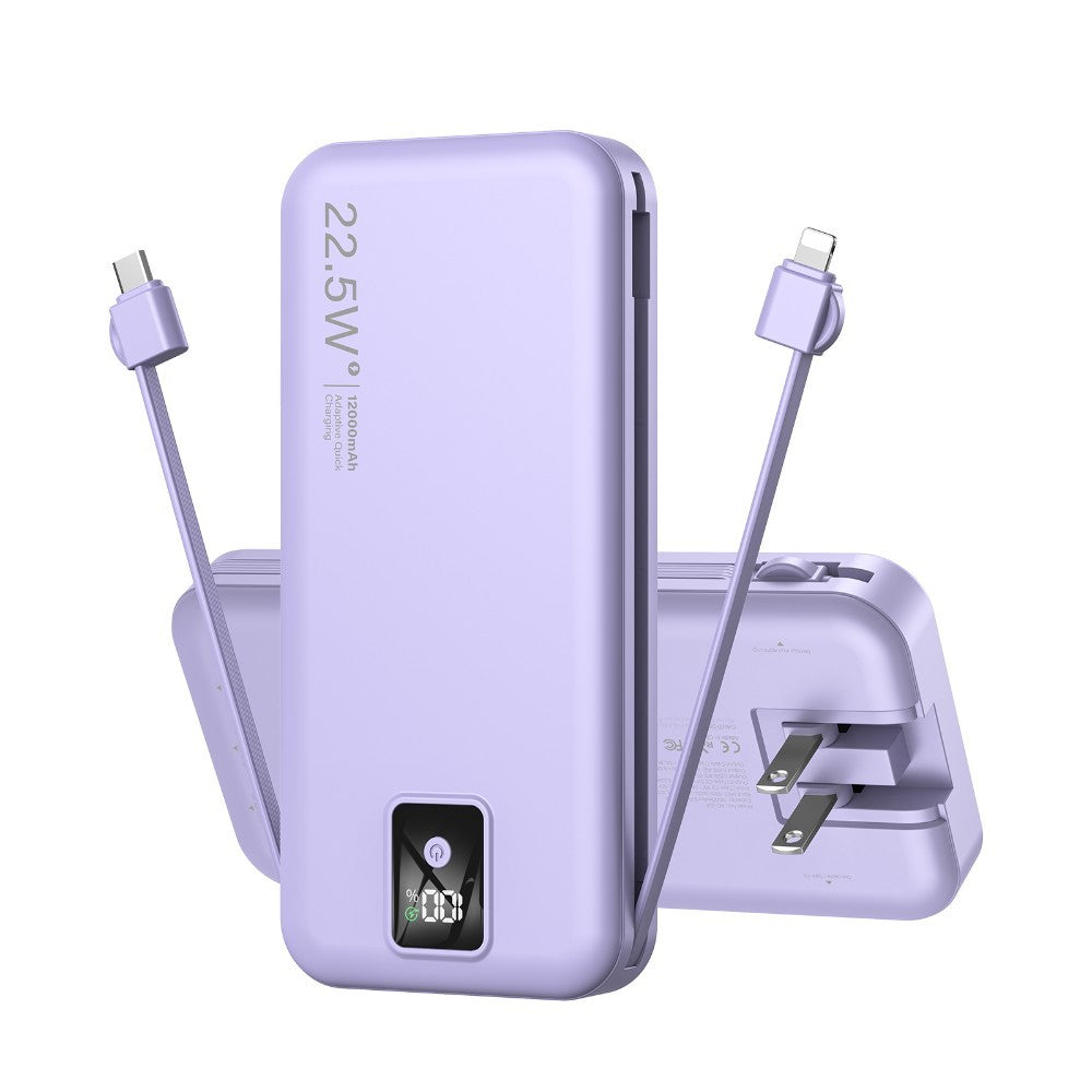 HKM-934803 Portable AC-02F Power Bank – Sleek Design, Lightweight and Convenient Charging Solution