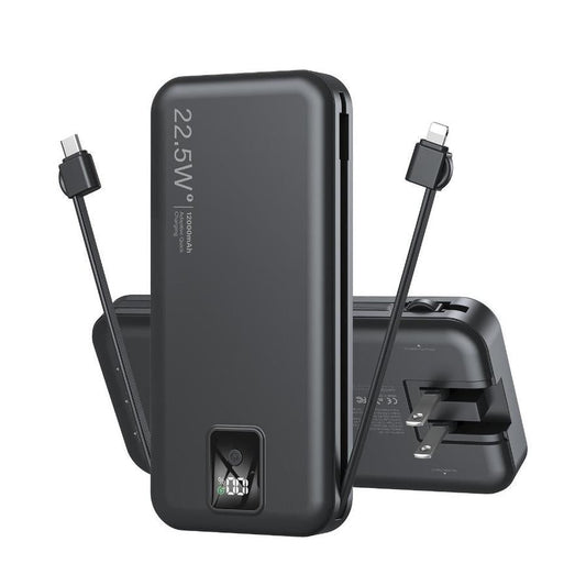 HKM-934803 Portable AC-02F Power Bank – Sleek Design, Lightweight and Convenient Charging Solution