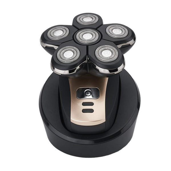 HKM-934931 Five-Head Rechargeable Electric Shaver for Men with Smart Digital Display
