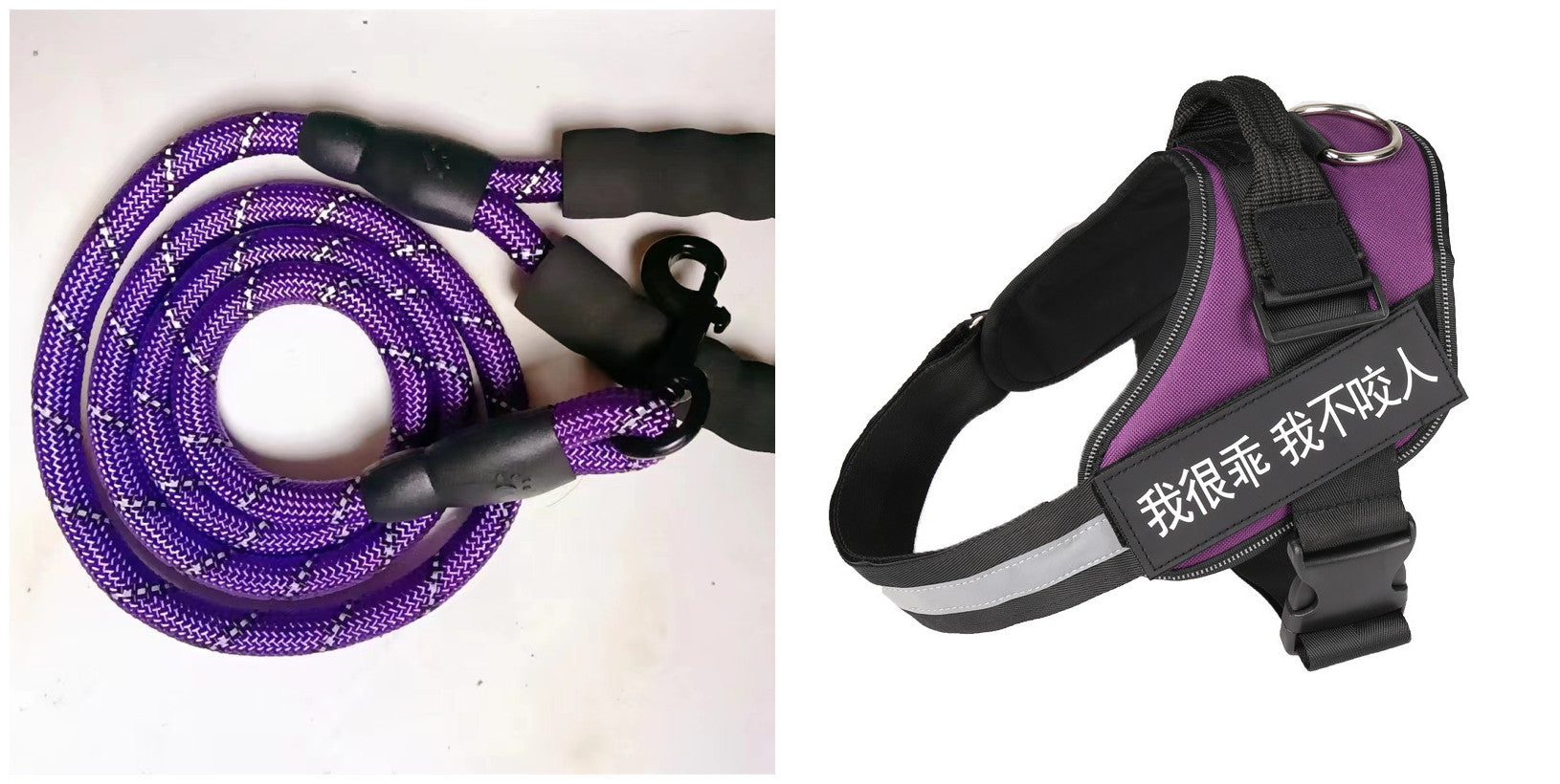 HKM-9351485 Comfortable Pet Leash and Chest Strap Set for Small to Large Pets