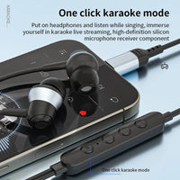 HKM-935315 Wired Type-C Earphone with Microphone for Live Streaming, Singing, and Gaming