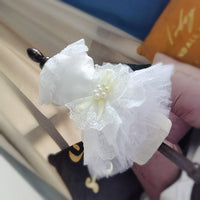 HKM-9353789 Elegant Dog Wedding White Dress Skirt - Polyester, Universal Fit, Multiple Sizes Available