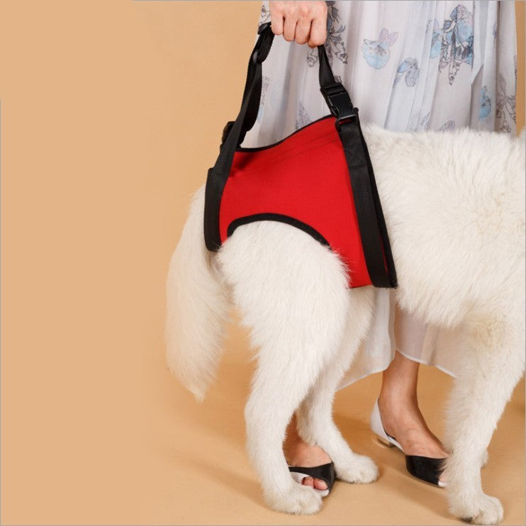 HKM-9354685 Pet Safety Auxiliary Belt in Red, Orange, Green - Adjustable, Waterproof, Wear-Resistant Design