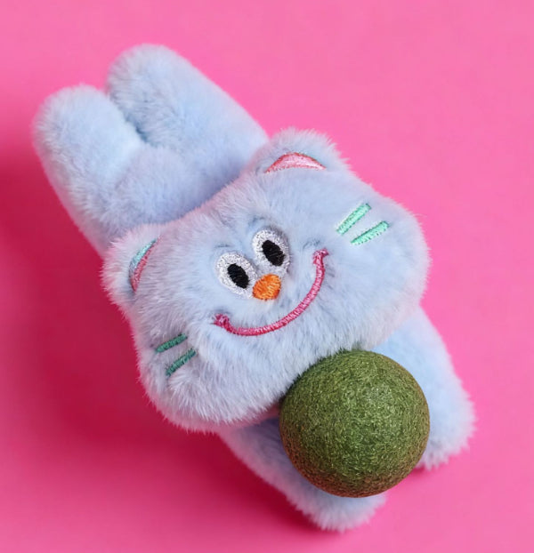 HKM-9355069 Catnip Plush Toy for Cats - Scratch-Resistant and Bite-Resistant Pet Accessory