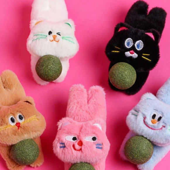 HKM-9355069 Catnip Plush Toy for Cats - Scratch-Resistant and Bite-Resistant Pet Accessory