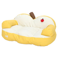 HKM-9355453 Four Seasons Universal Cat Nest - Apple Sofa in Yellow/Green for Small Pets