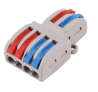 HKM-935635 Quick Wire Connector - 32A, 250V/4KV, Brass Guide, Fire-Insulated, Wiring Range 0.08-4.0mm²