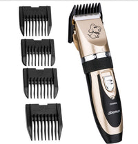 HKM-9356989 Professional Pet Grooming Kit with Quiet Design and Adjustable Blade, 4 Comb AttachmentsIncluded