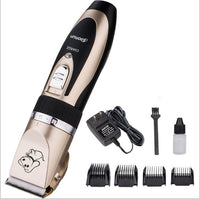HKM-9356989 Professional Pet Grooming Kit with Quiet Design and Adjustable Blade, 4 Comb AttachmentsIncluded