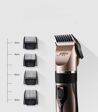 HKM-9356989 Professional Pet Grooming Kit with Quiet Design and Adjustable Blade, 4 Comb AttachmentsIncluded