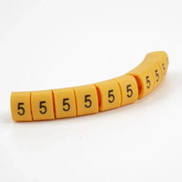 HKM-935699 Plastic Flat Tube PVC Cable Marker for Electric Wiring Identification