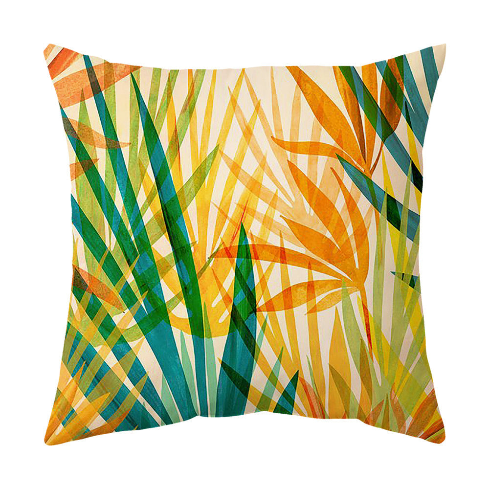 HKM-935955 American Style Animal Pattern Peach Skin Cushion Cover for Living Room and Bay Window