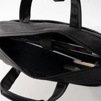 HKM-935955 Stylish Casual Laptop Bag for Men - Solid Color Handbag & Briefcase