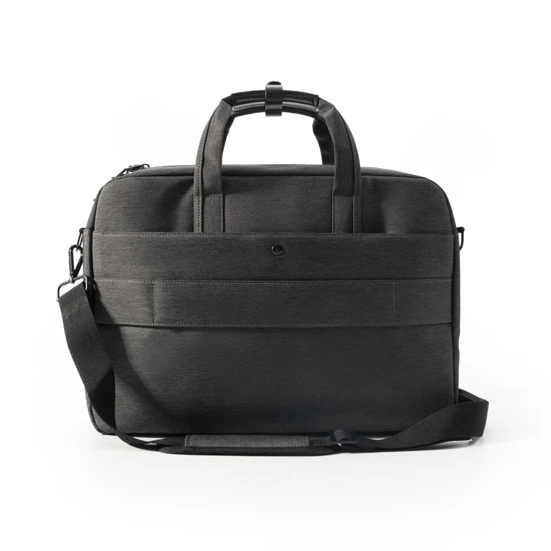 HKM-935955 Stylish Casual Laptop Bag for Men - Solid Color Handbag & Briefcase